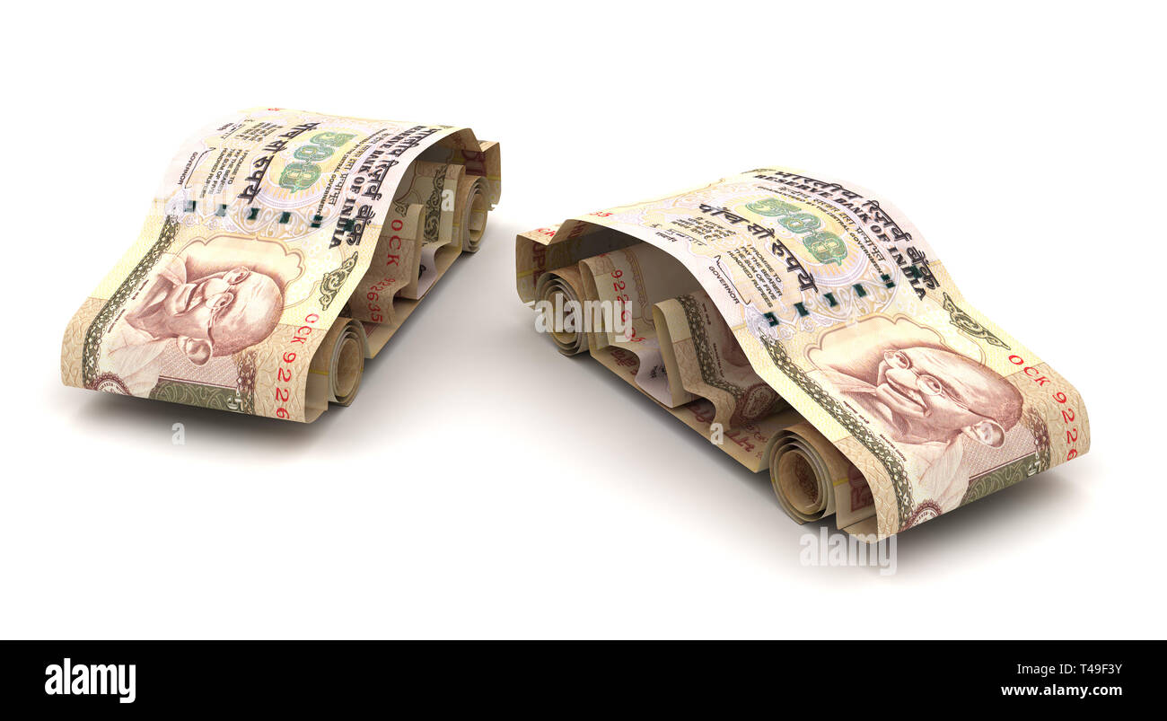Indian rupee symbol car hi-res stock photography and images - Alamy
