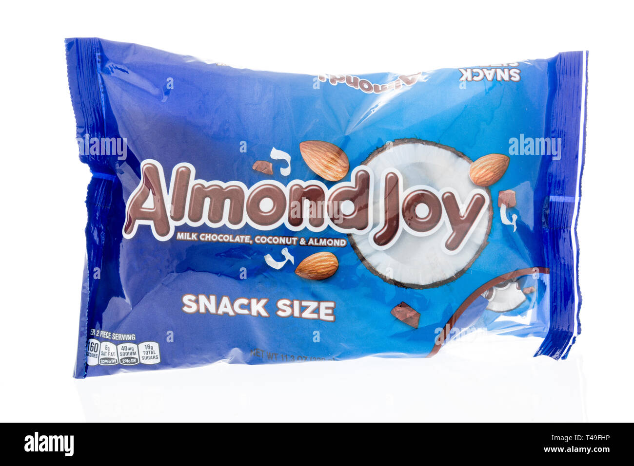 Winneconne, WI - 14 April 2019: A package of Almond Joy ...
