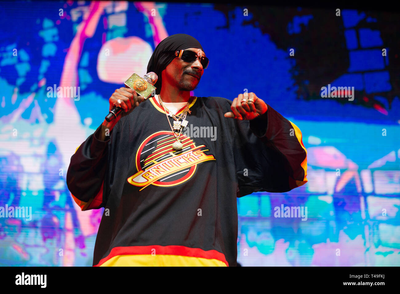 Snoop Dogg + Bone Thugs-N-Harmony + Warren G + Kurupt + Afroman @ Rogers Arena - February 22nd 2019 Stock Photo