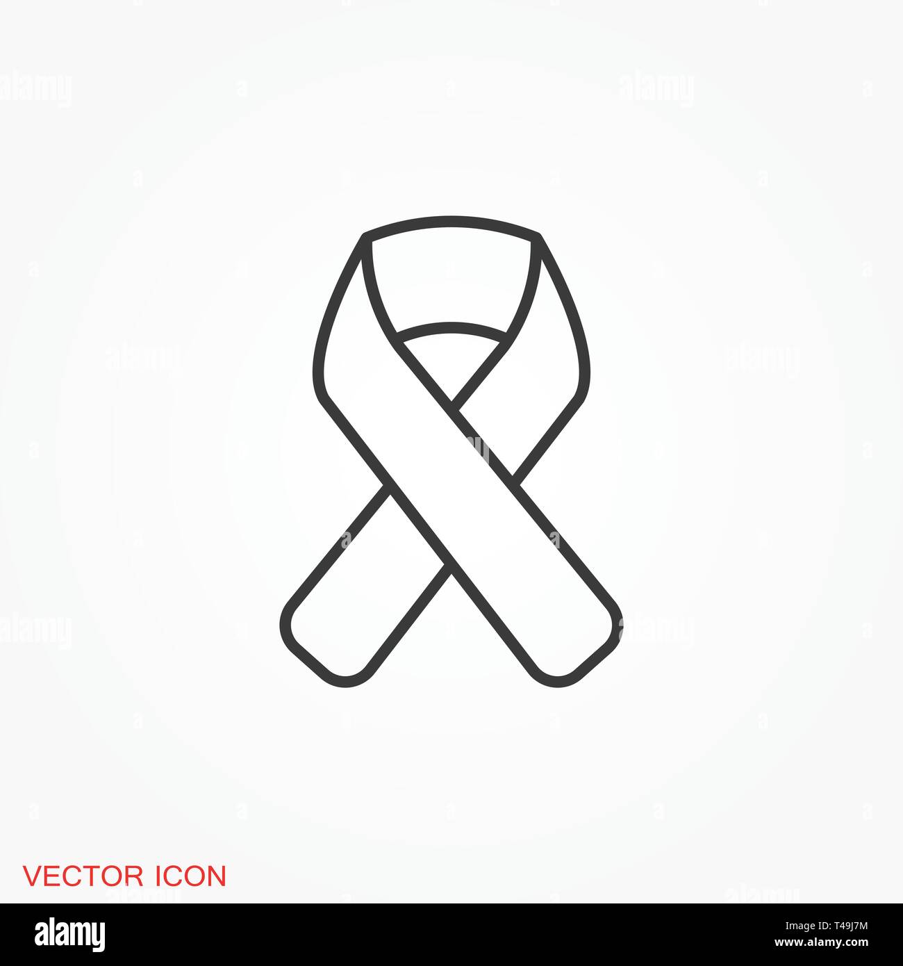 Ribbon icon vector sign symbol Stock Vector Image & Art - Alamy