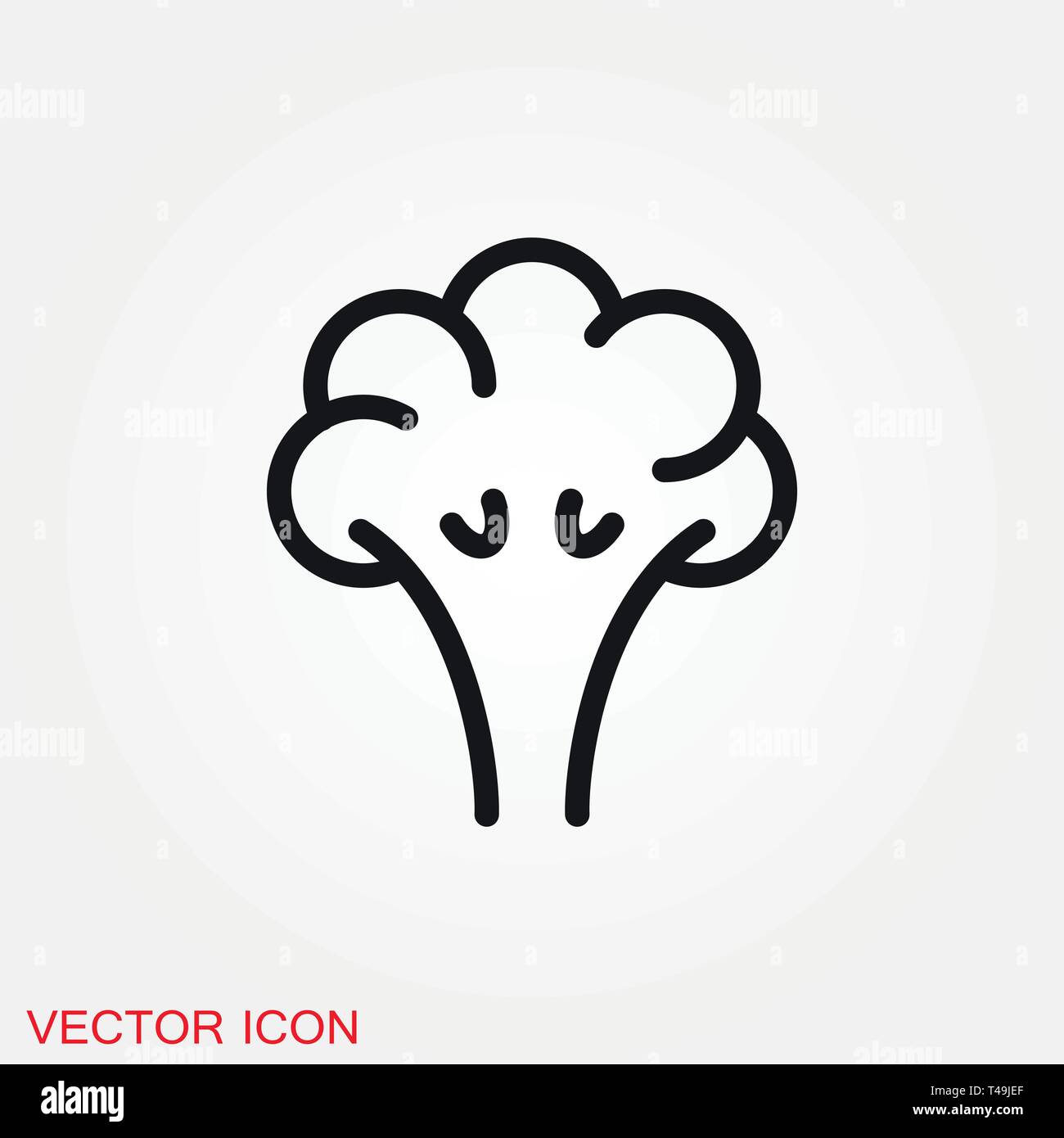 Vegetables Icon vector sign symbol for design Stock Vector