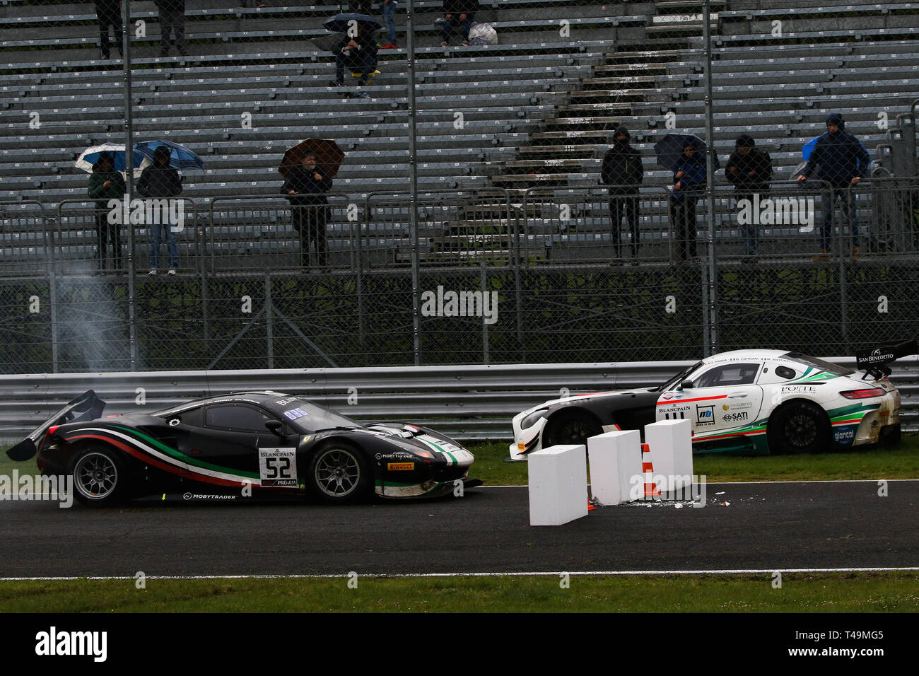 The first chicane at the monza circuit hi res stock photography