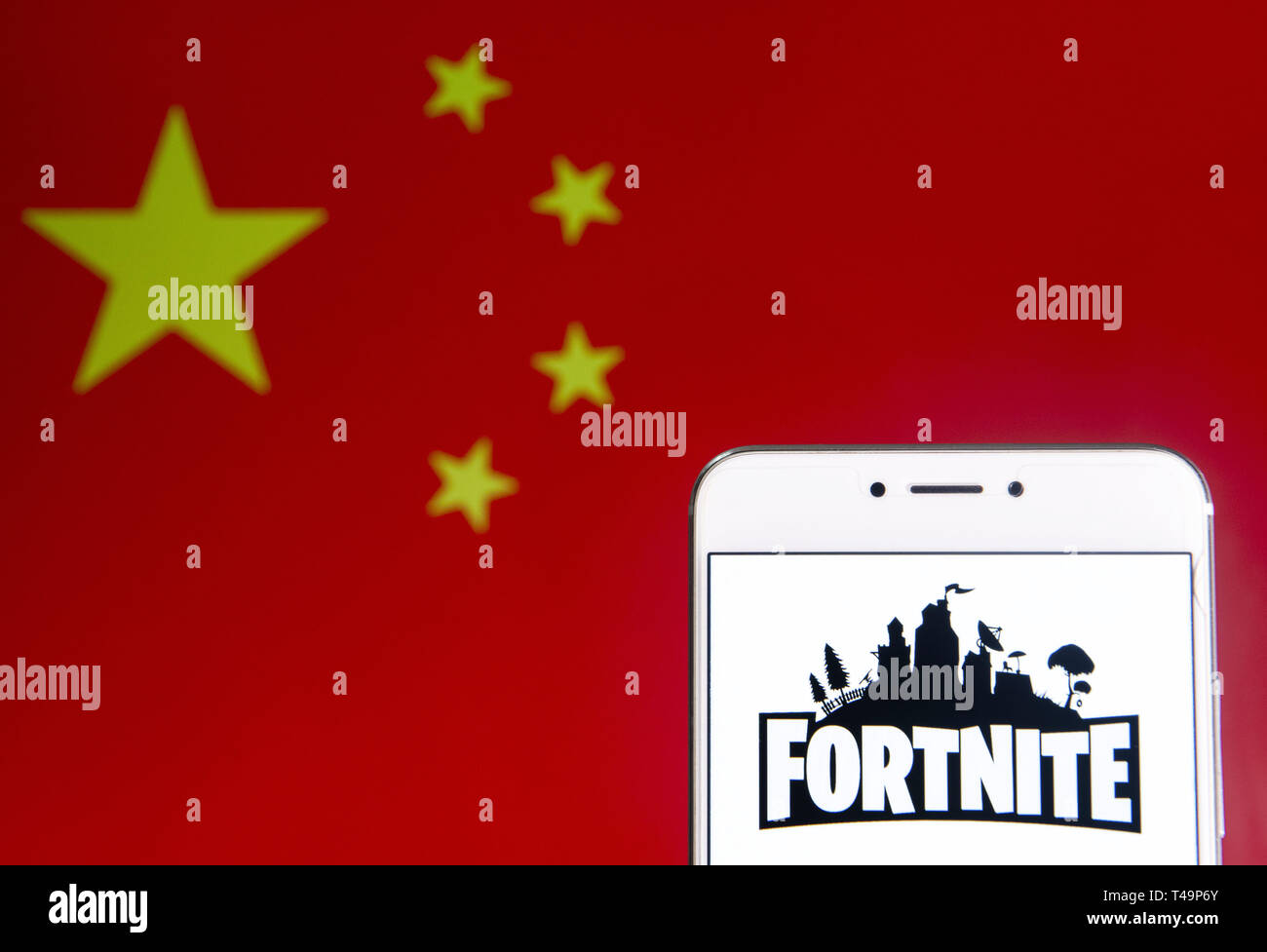 6th apr 2019 in this photo illustration a online video game - fortnite on any android device 2019