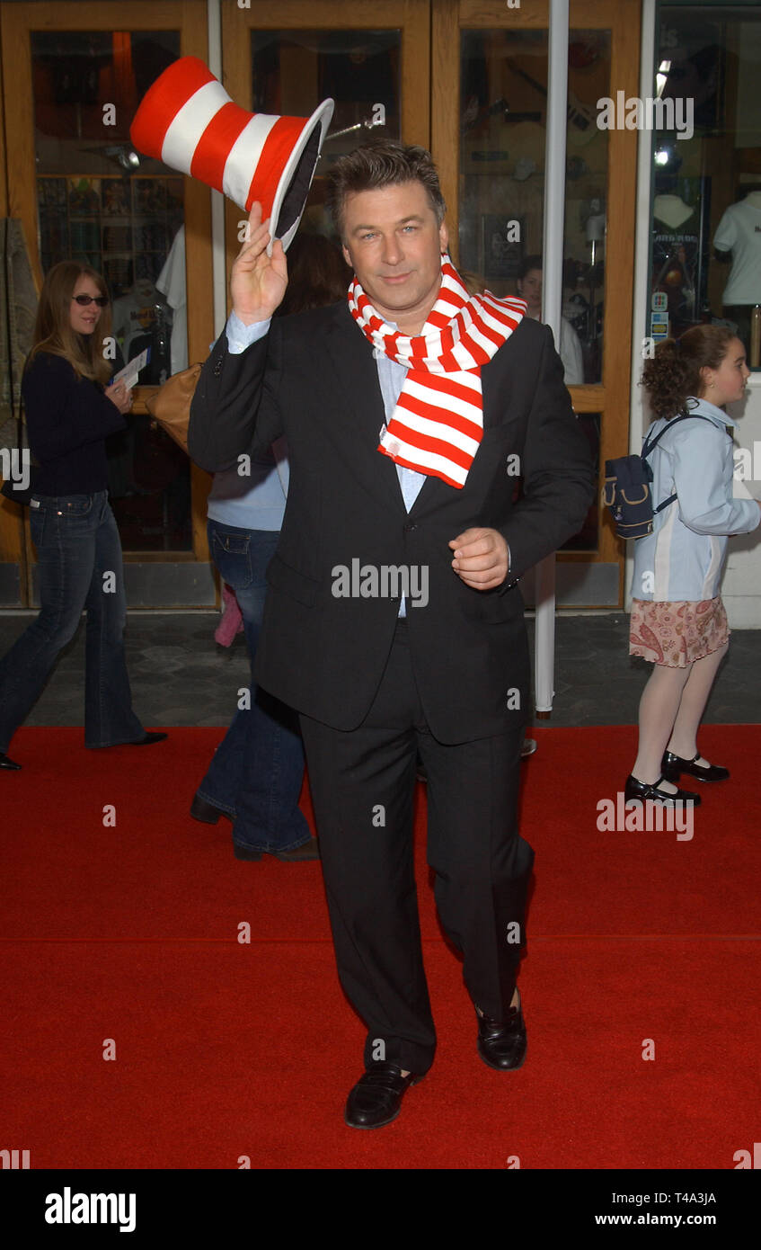 LOS ANGELES, CA. November 08, 2003: Actor ALEC BALDWIN at the world premiere, in Hollywood, of his new movie Dr. Suess' The Cat in the Hat. Stock Photo