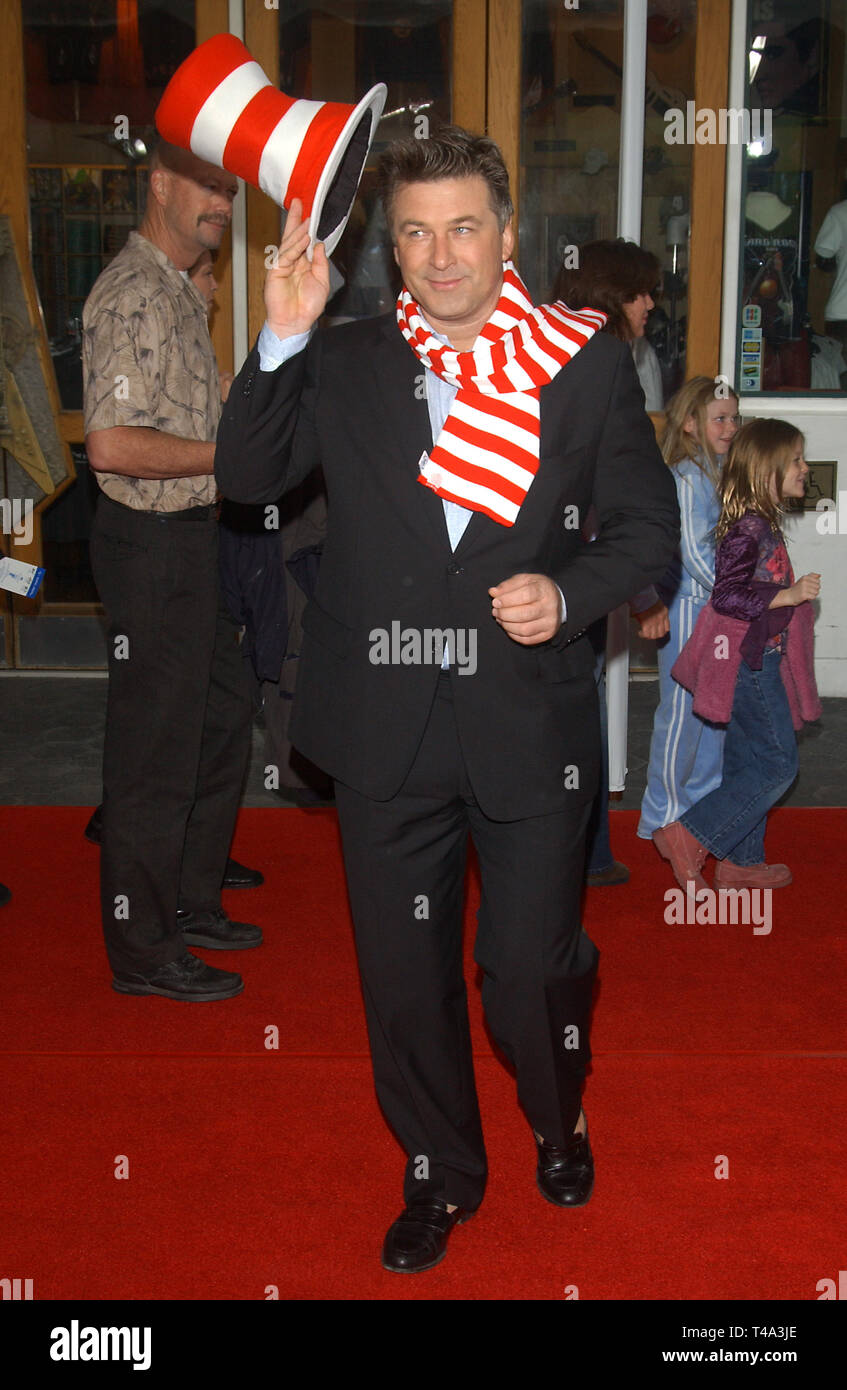 LOS ANGELES, CA. November 08, 2003: Actor ALEC BALDWIN at the world premiere, in Hollywood, of his new movie Dr. Suess' The Cat in the Hat. Stock Photo