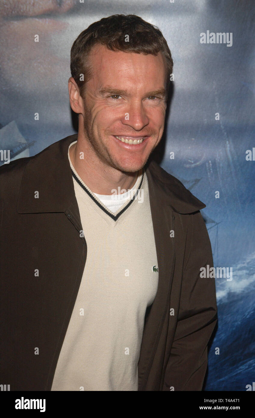 LOS ANGELES, CA. November 11, 2003: Actor TATE DONOVAN at the Los Angeles premiere of Master and Commander. Stock Photo