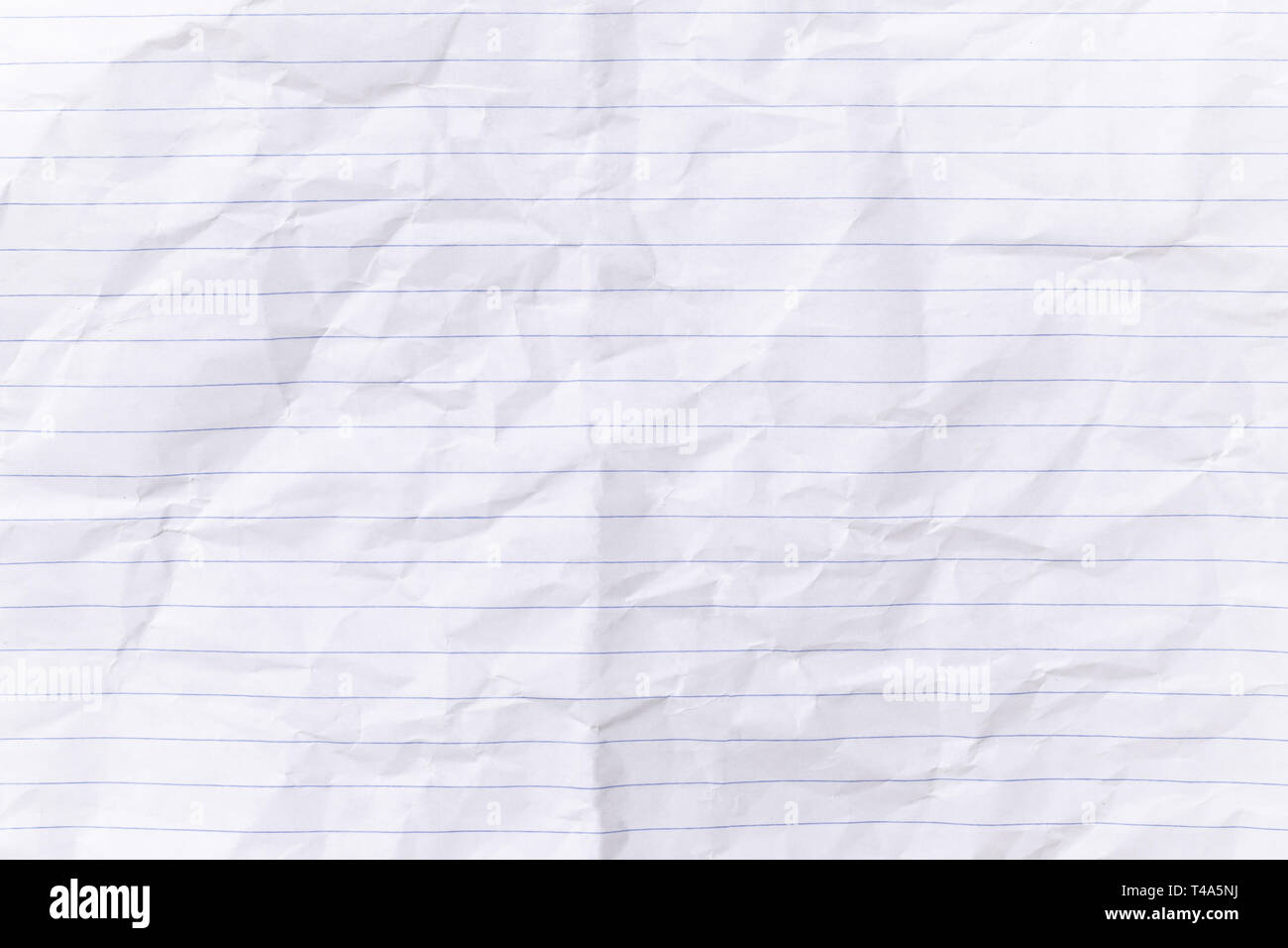 Crumpled Lined Paper Background