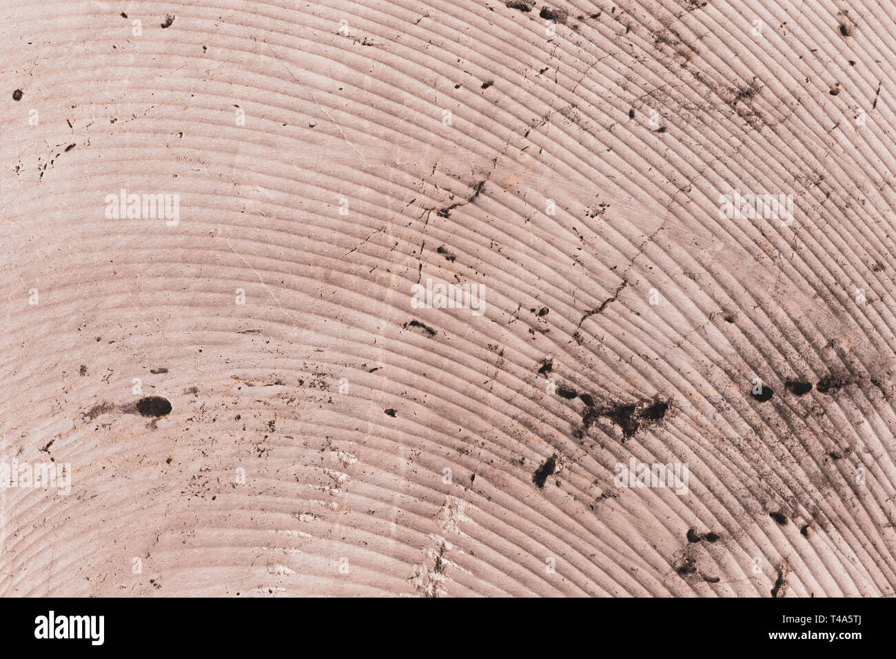 Top view beautiful gray granite with cut marks background and texture. Stock Photo