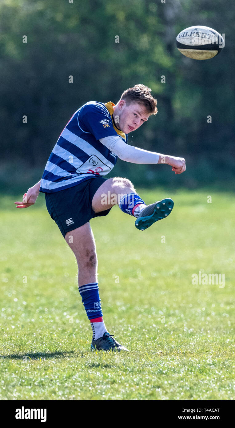Kicking rugby ball hires stock photography and images Alamy