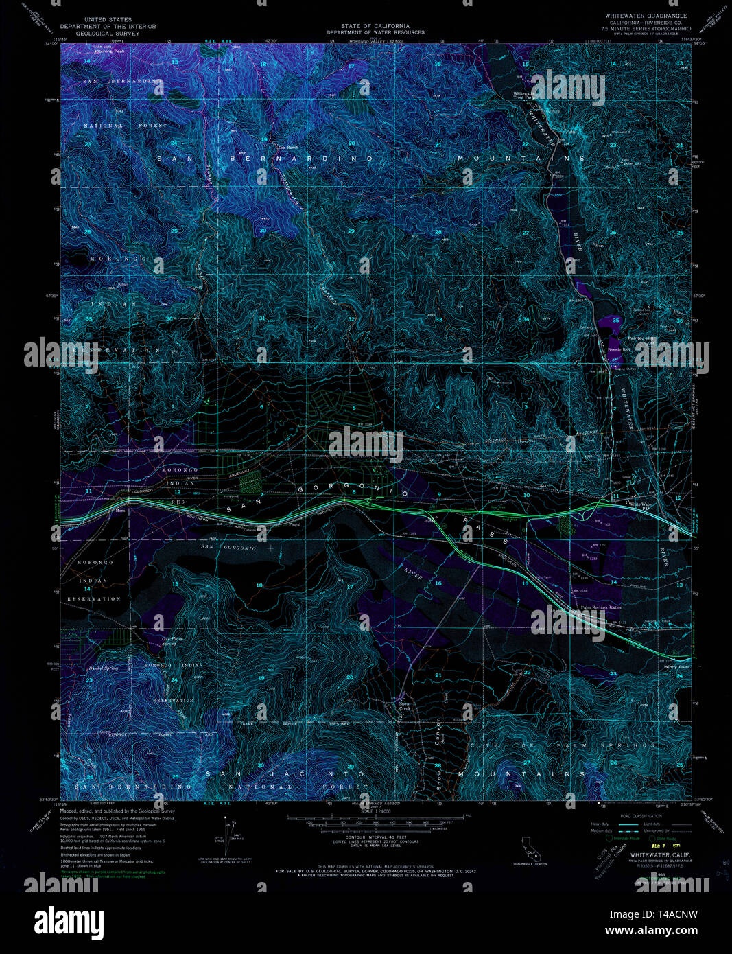 Map of whitewater hires stock photography and images Alamy