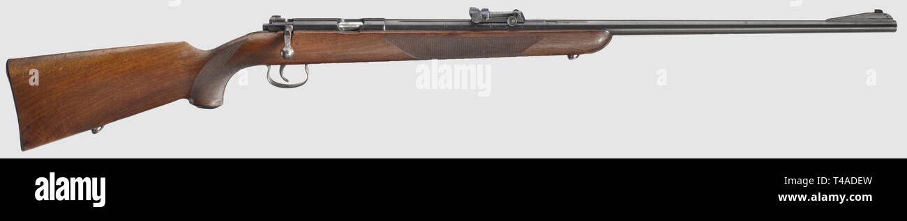 Civil long arms, modern systems, Mauser model Es 350 B, championship rifle, calibre 22 lr, number 300711, manufactured 1940/41, Editorial-Use-Only Stock Photo