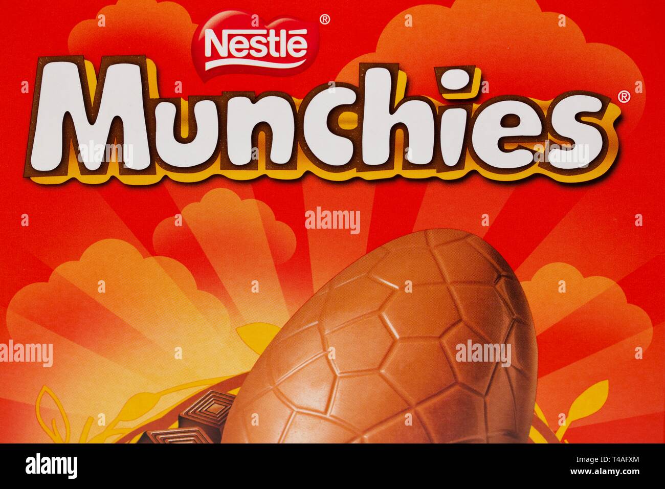 Nestle Munchies Easter Egg Stock Photo Alamy