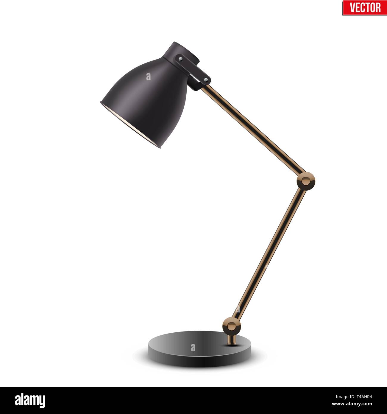 task-table-desk-lamp-stock-vector-image-art-alamy