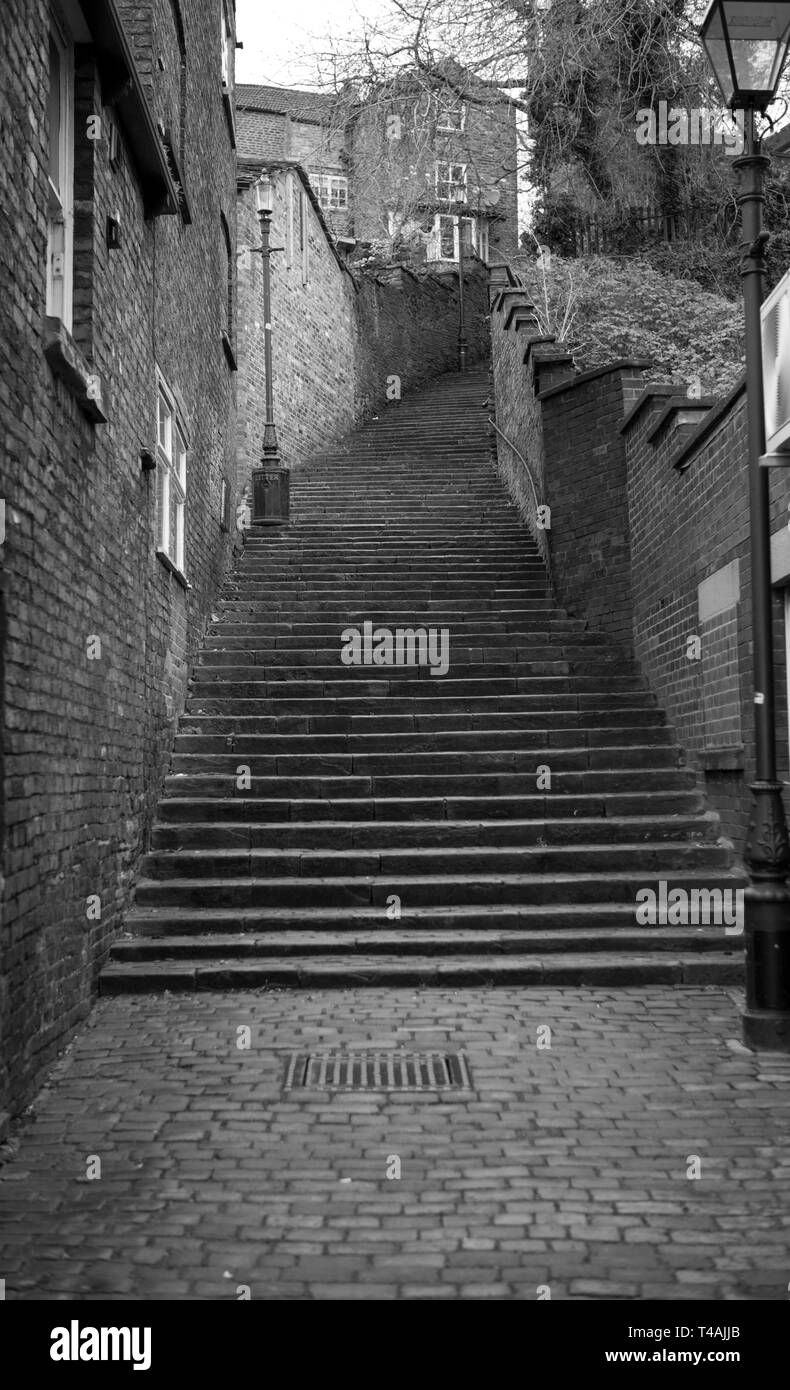 108 steps macclesfield Black and White Stock Photos & Images - Alamy