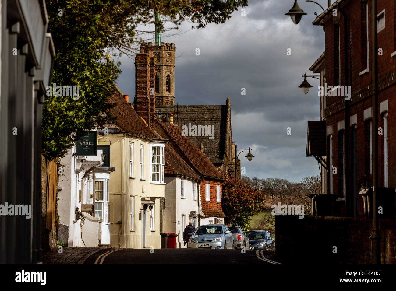Street scene in Petworth, West Sussex Stock Photo Alamy