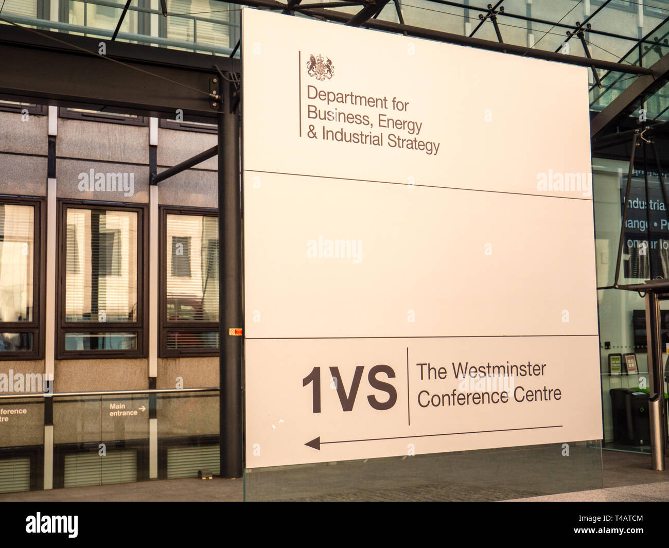 Department for Business, Energy and Industrial Strategy, Victoria Street, London, UK, GB. Stock Photo