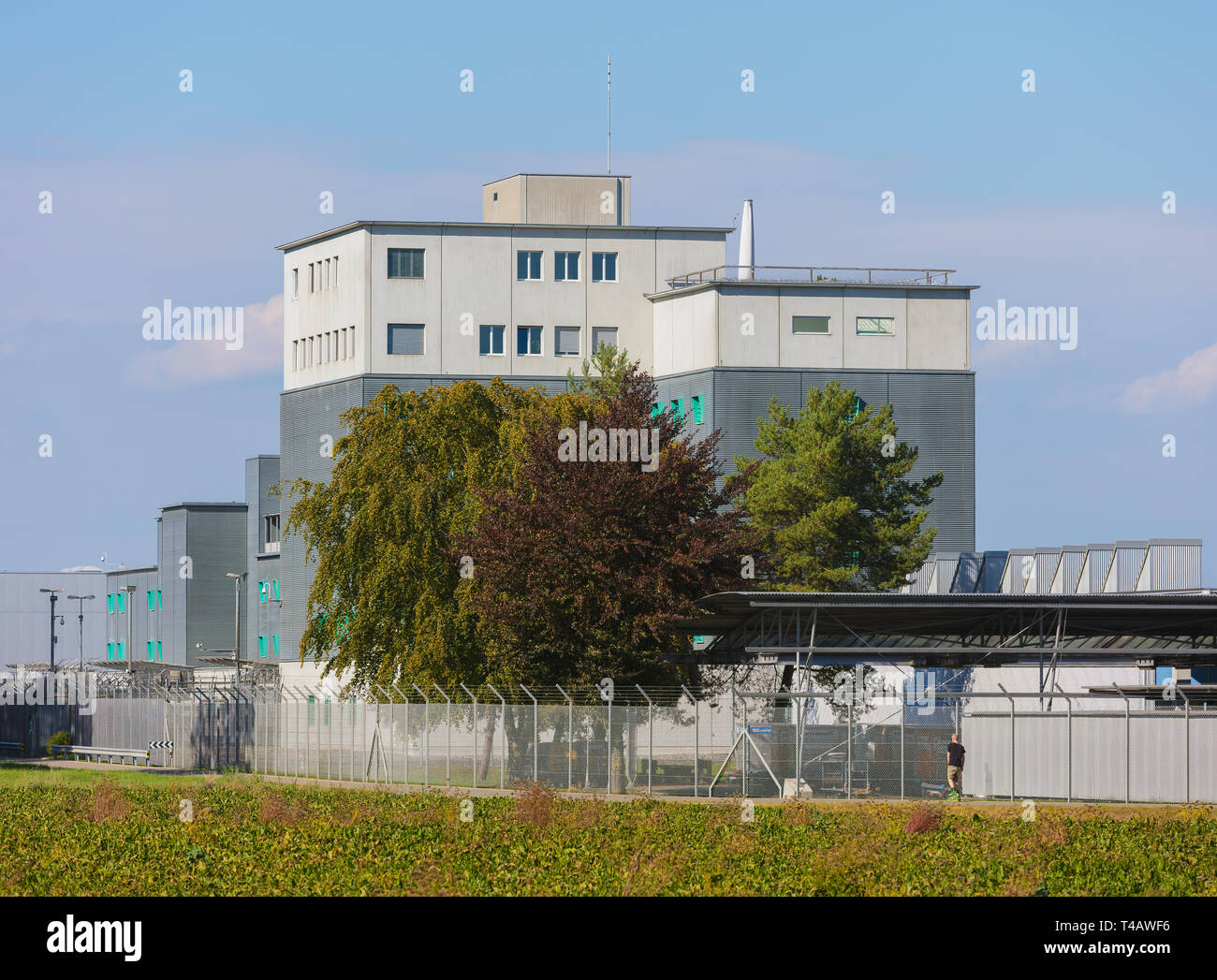 The Zurich Airport Prison Stock Photo
