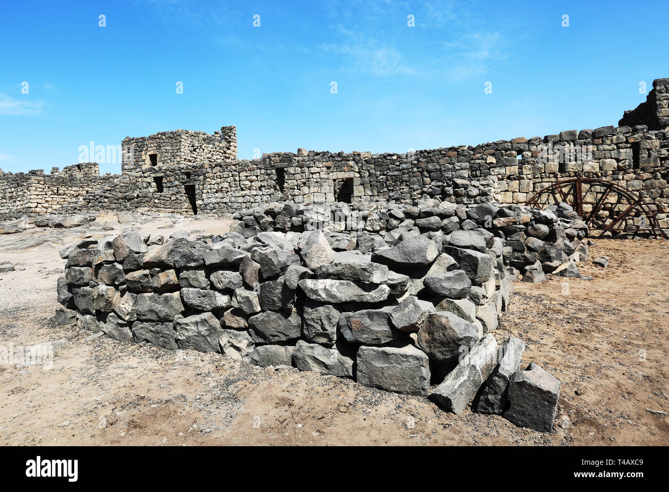 Jordanian Amman Desert Castles Stock Photo Alamy