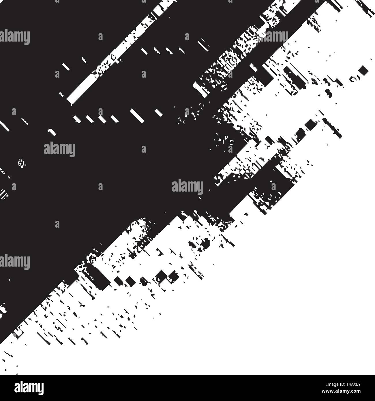 Glitched Overlay Texture Stock Vector
