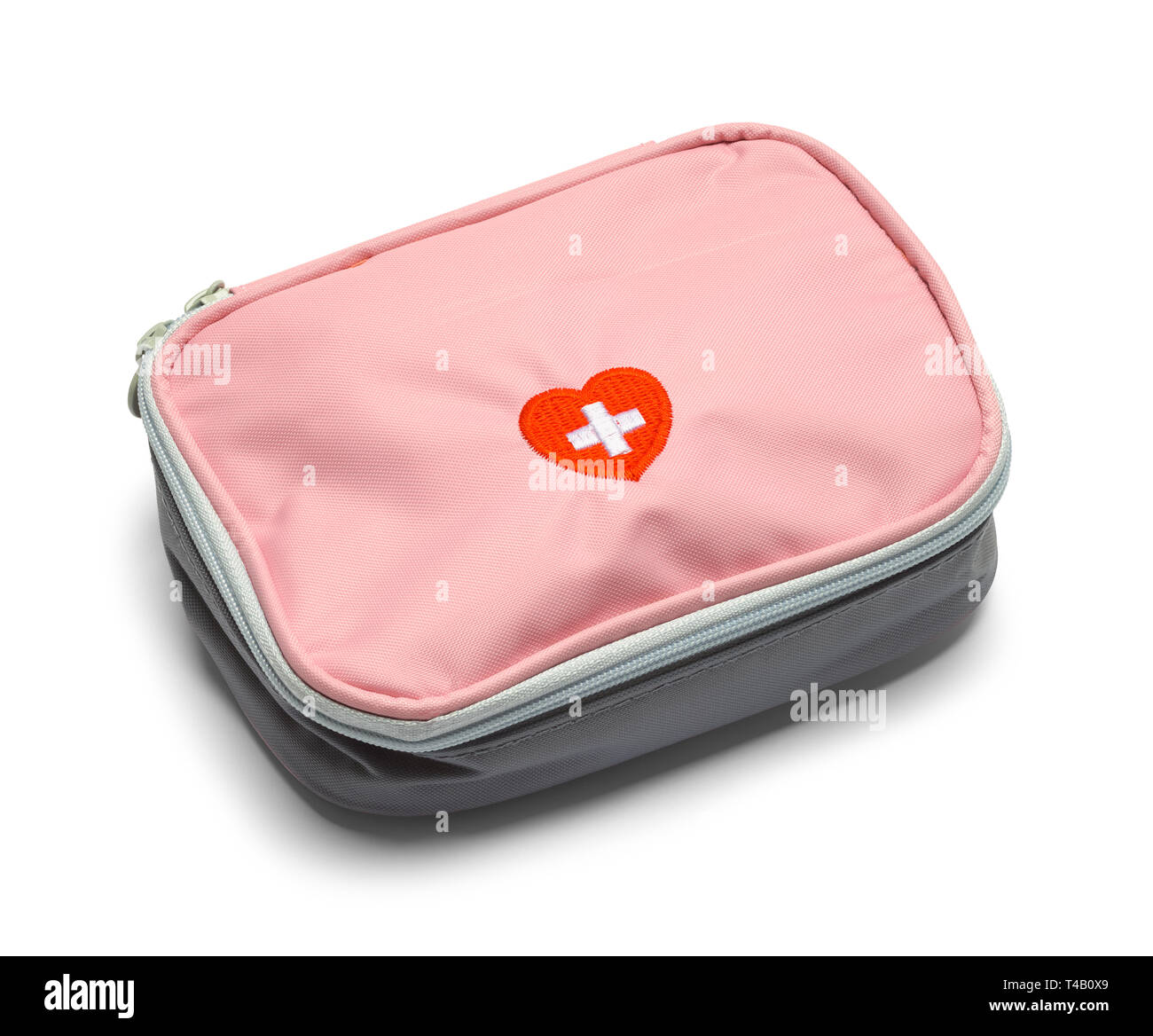 Small First Aid Kit Isolated on White Background Stock Photo - Alamy