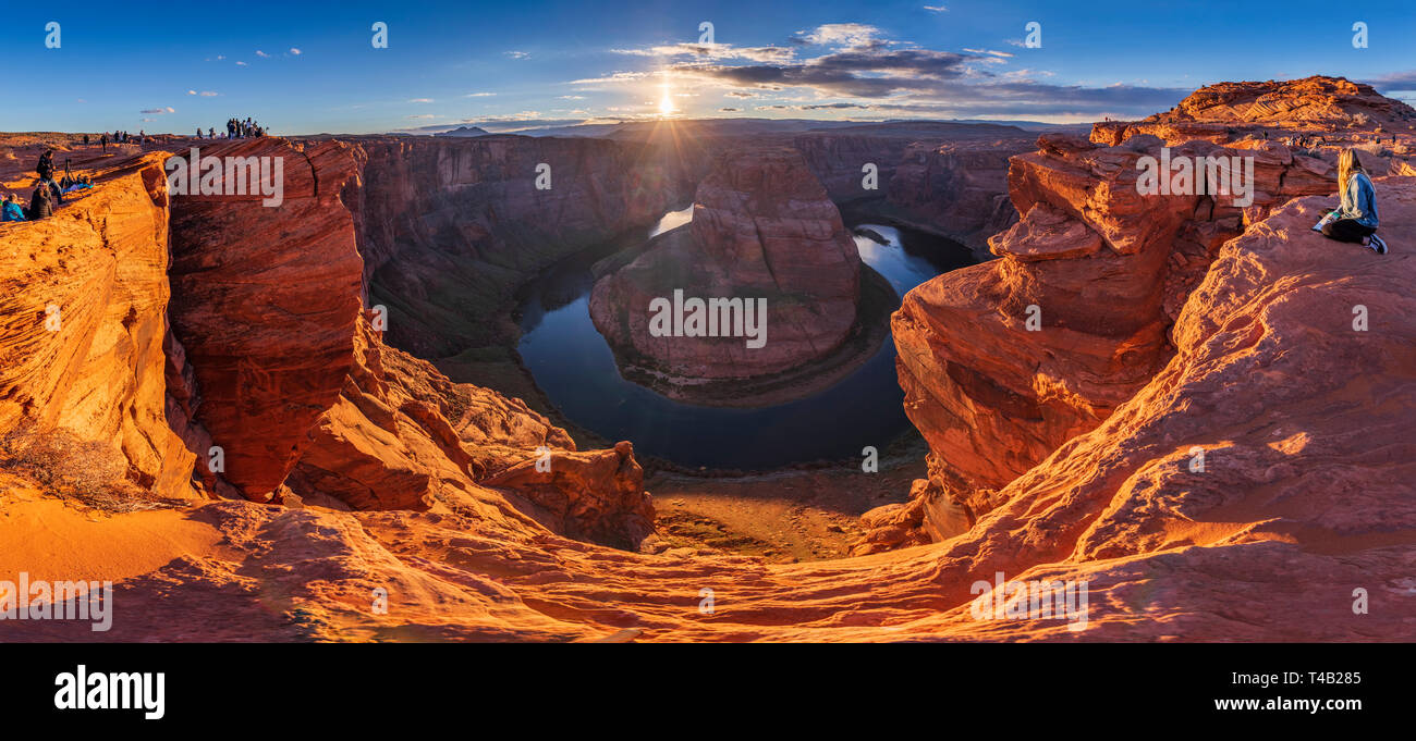 Horseshoe Bend, Arizona, USA Stock Photo Alamy