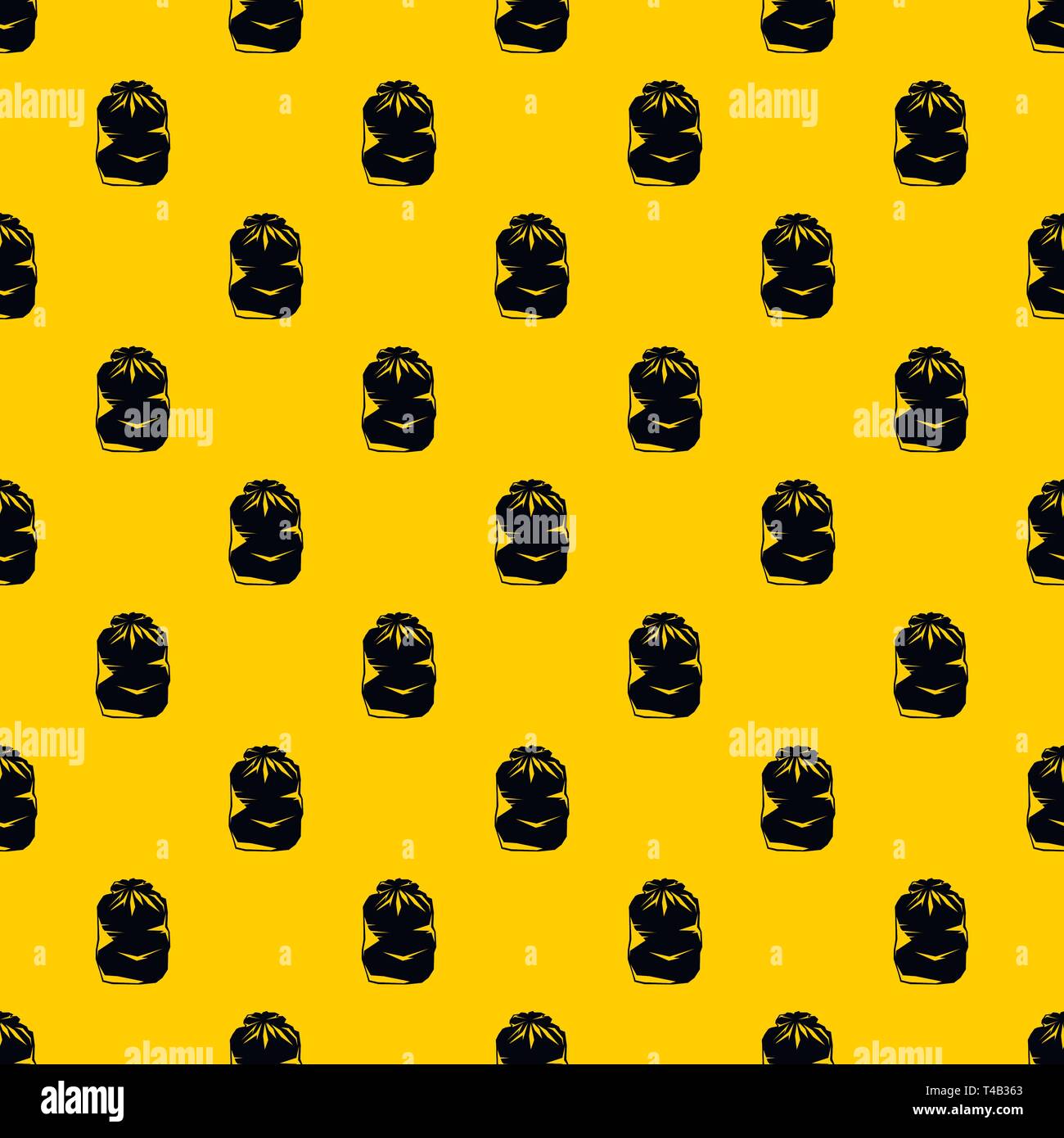 Black trash bag pattern vector Stock Vector Image & Art Alamy