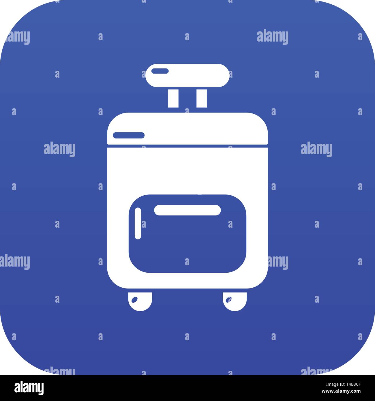 Travel bag icon blue vector Stock Vector Image & Art - Alamy