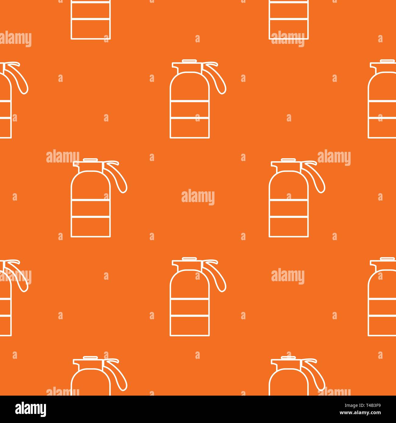 Sprayer container pattern vector orange Stock Vector Image & Art - Alamy