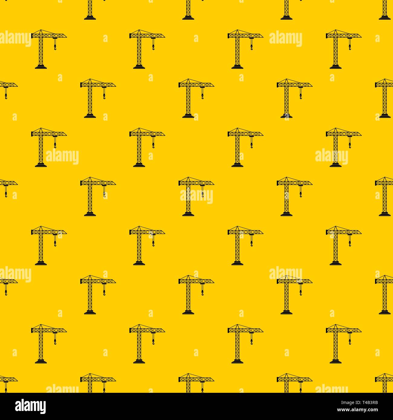 Construction crane pattern vector Stock Vector Image & Art - Alamy
