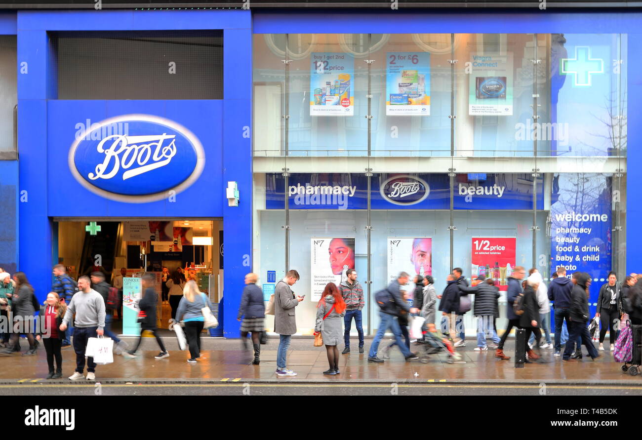 Boots pharmacy store oxford street hi-res stock photography and images -  Alamy