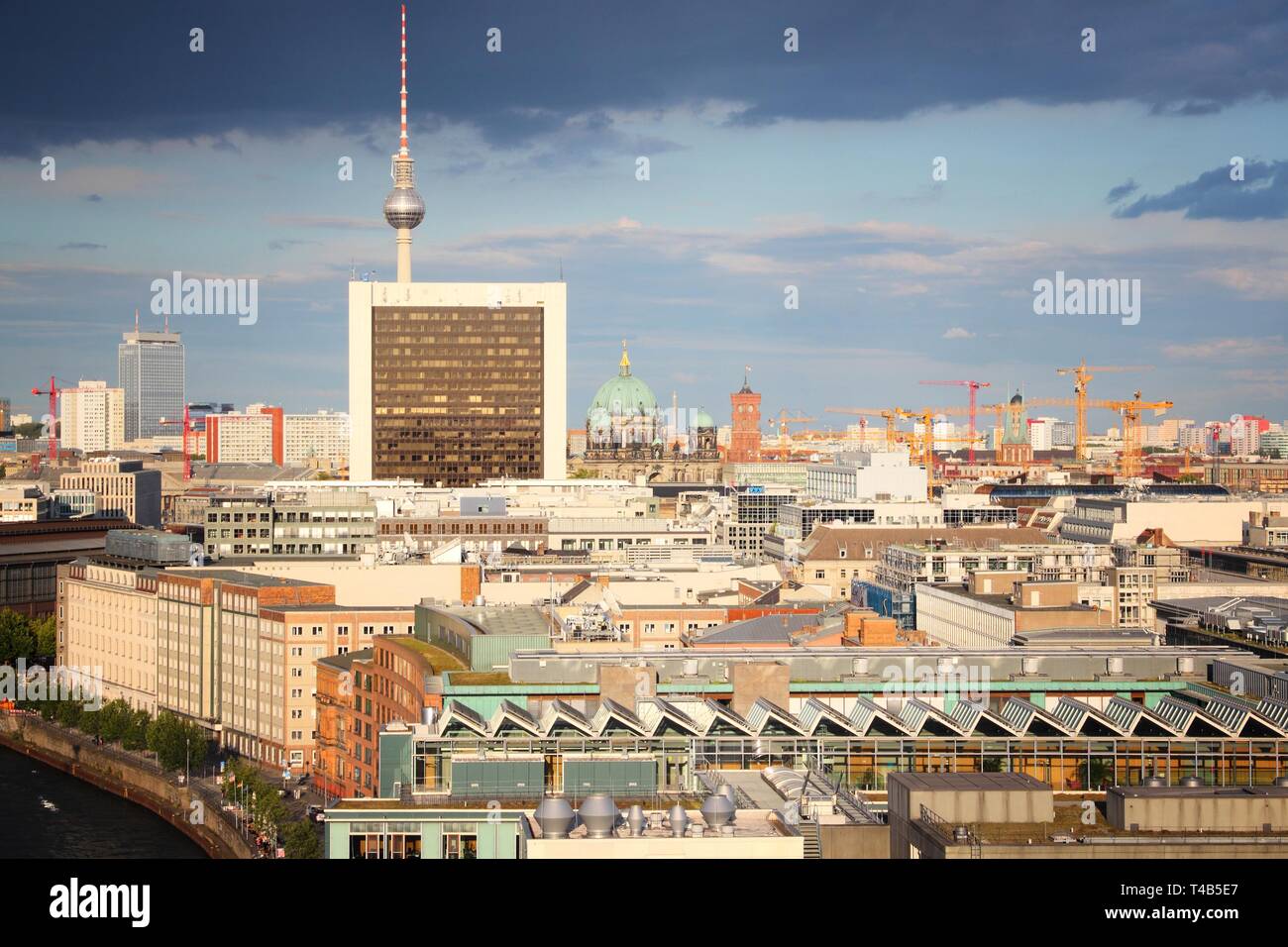 Berlin, Germany. Capital city skyline with TV Tower Stock Photo - Alamy