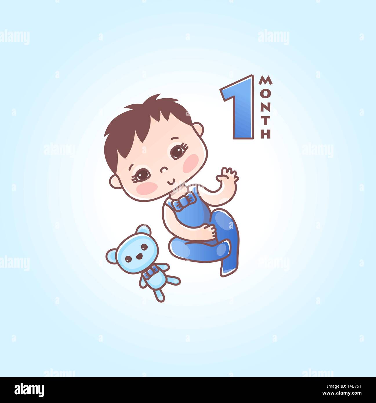 1st month baby photos