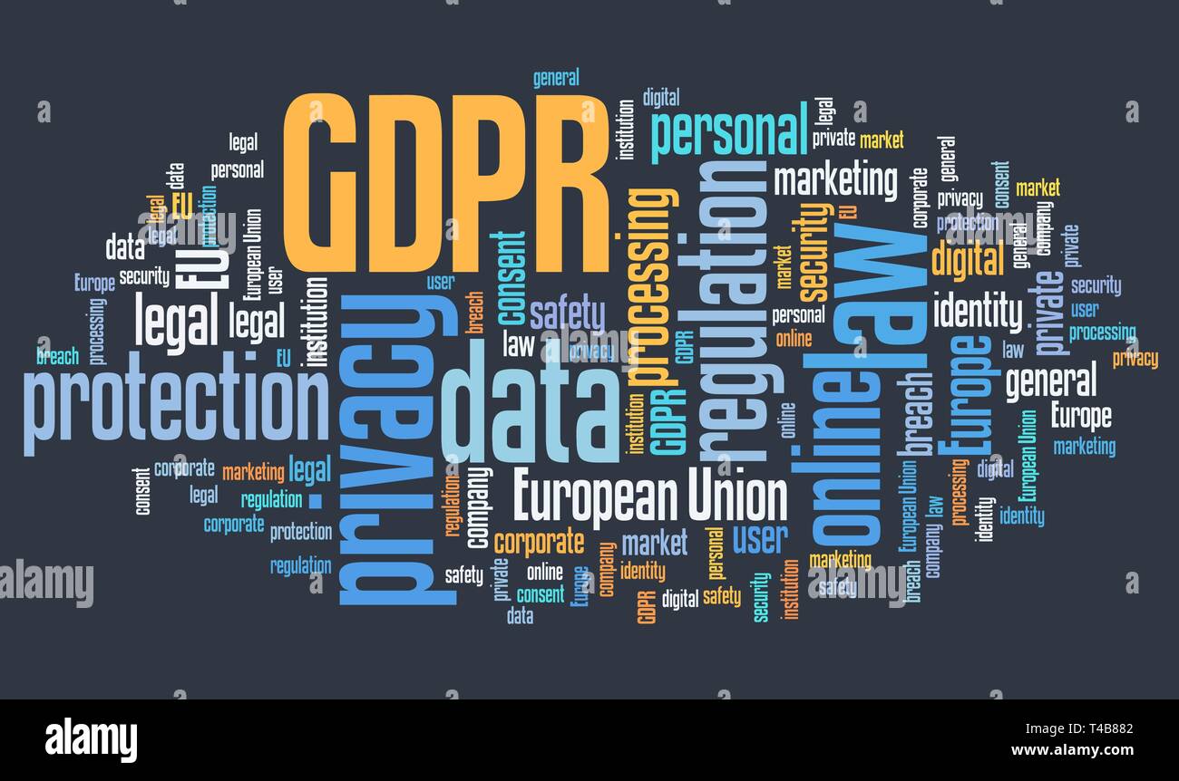 GDPR Concept - General Data Protection Regulation. Data Protection And ...