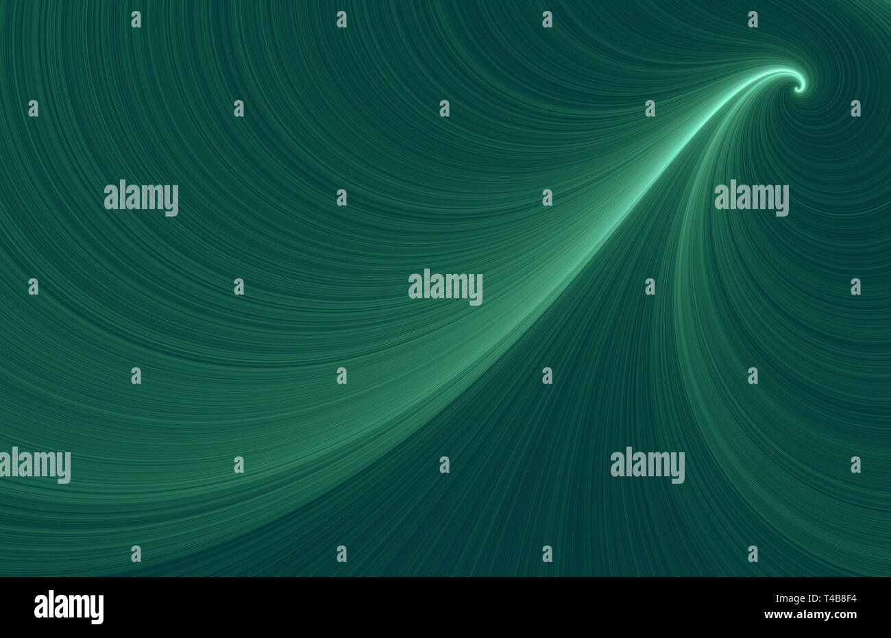 abstract green waves design for your use Stock Photo - Alamy