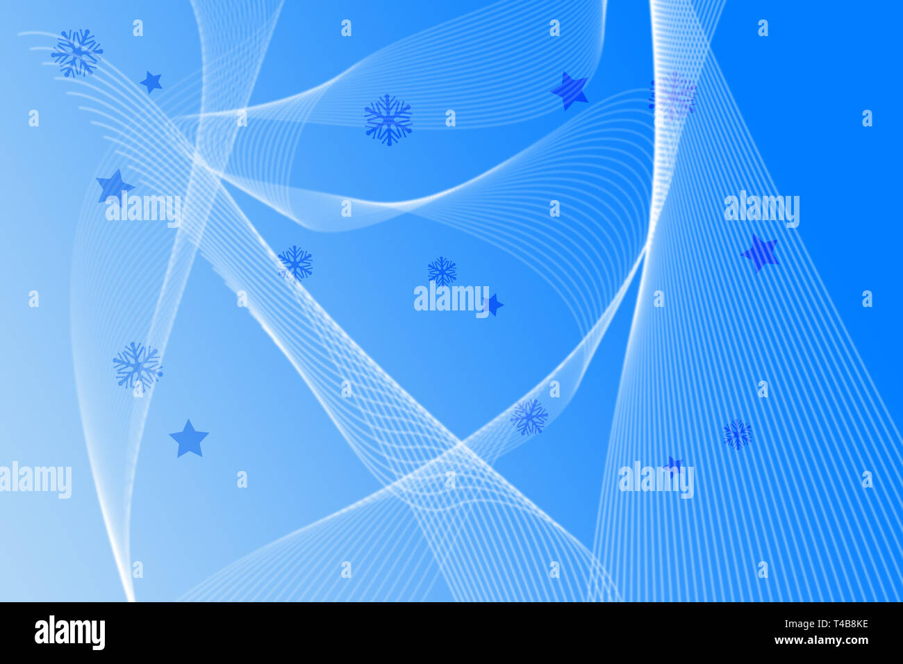 blue christmas background with lots of snowflakes Stock Photo - Alamy