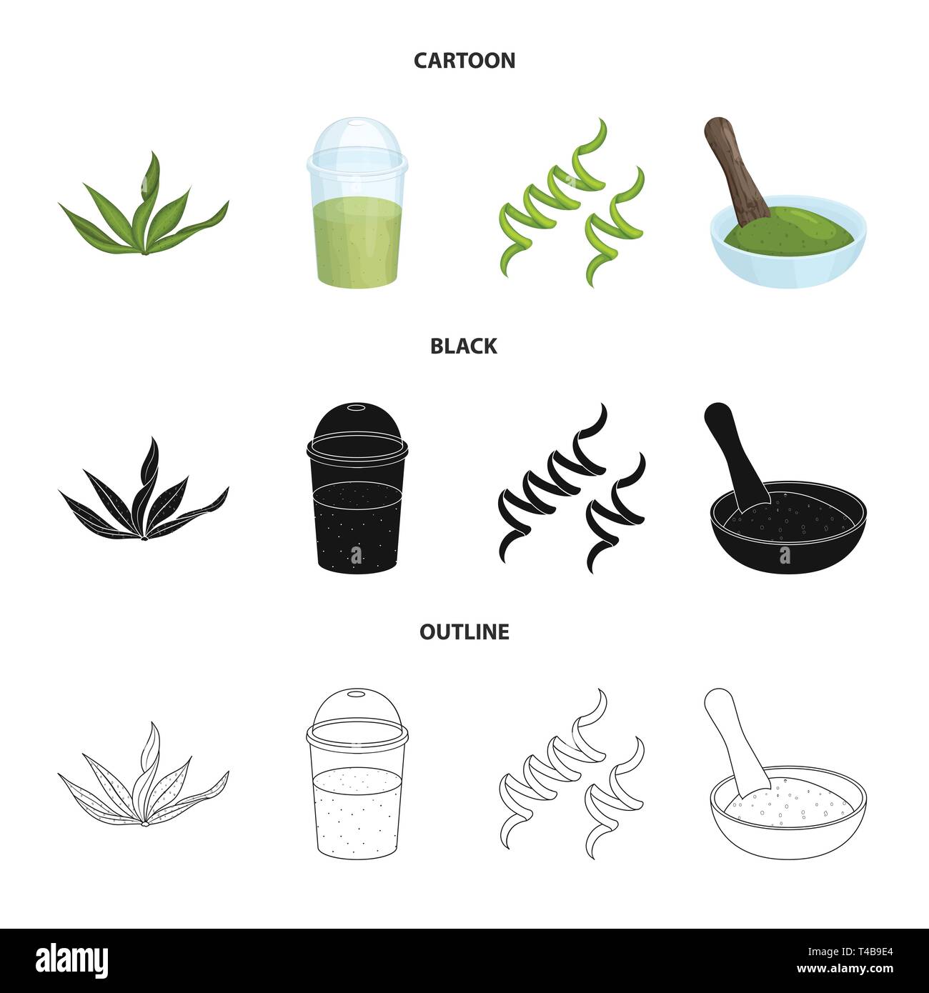 Vector illustration of protein and sea sign. Collection of protein and ...