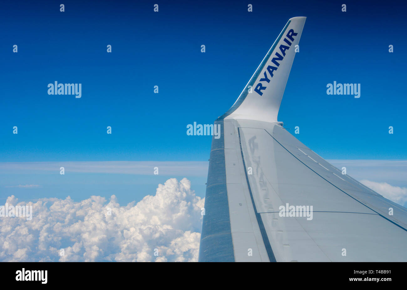 Ryan Air airplane Stock Photo