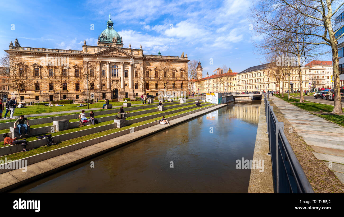 Bundesverfassungsgericht, Leipzig Stock Photo