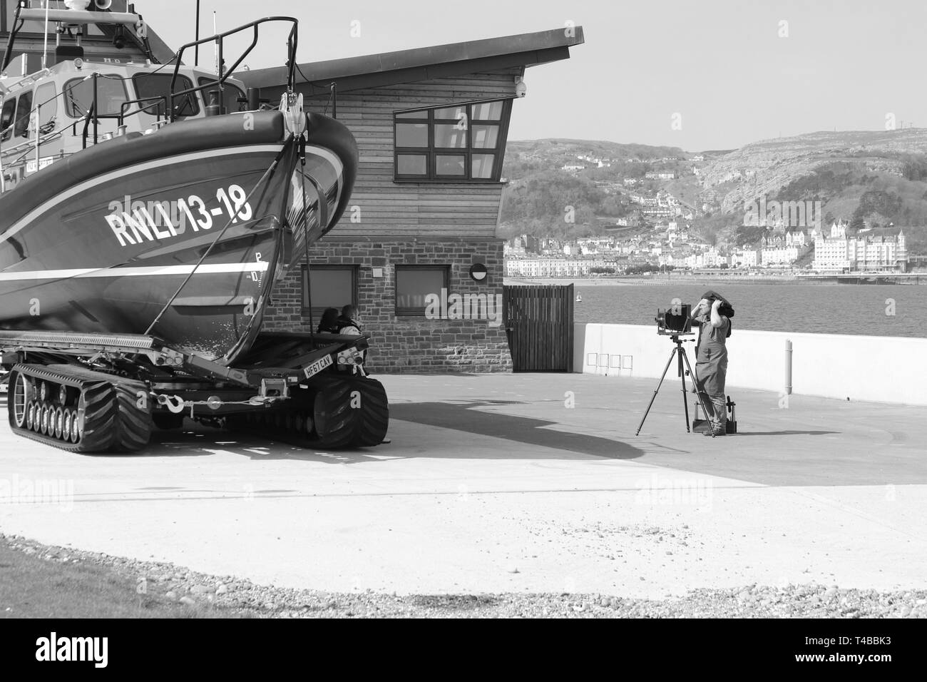 A photographer visits lifeboat station in wales to illustrate the work