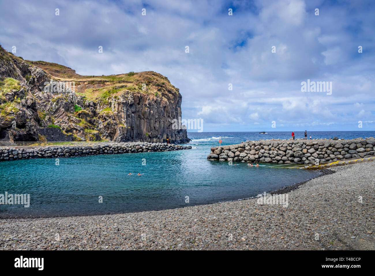 Strand, Faial, Madeira, Portugal Stock Photo