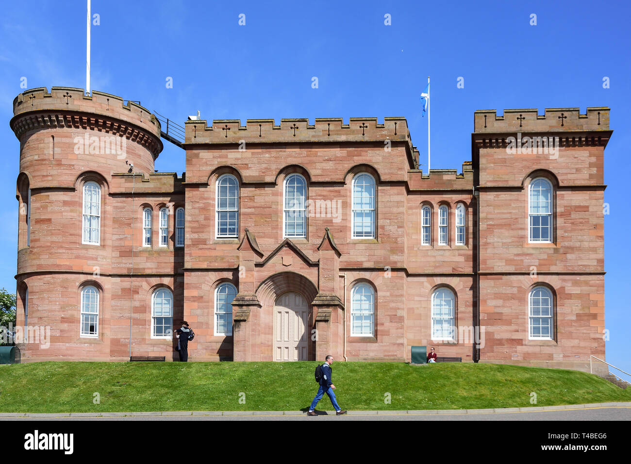 Inverness Castle, Castle Hill, Inverness, Highland, Scotland, United Kingdom Stock Photo