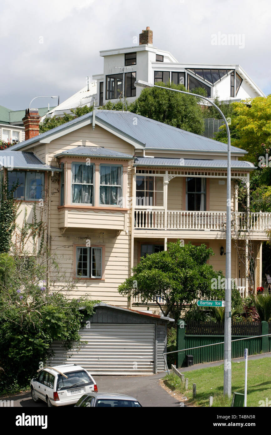 DEVONPORT suburb to Auckland New Zealand villas with varied