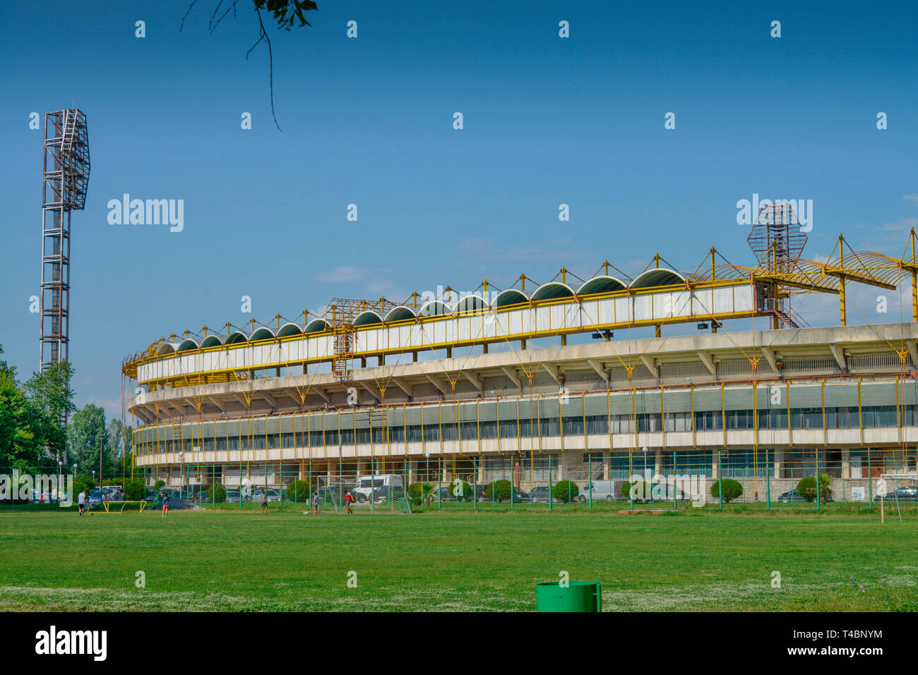 Fussballstadion, Plovdiv, Bulgarien Stock Photo