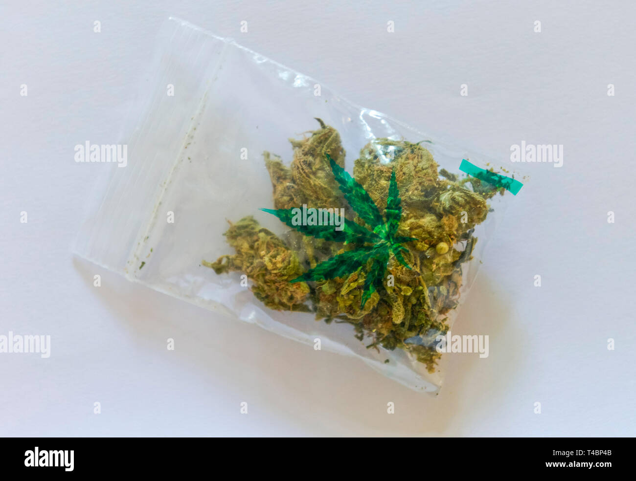 Cannabis, Droge, Blueten Stock Photo