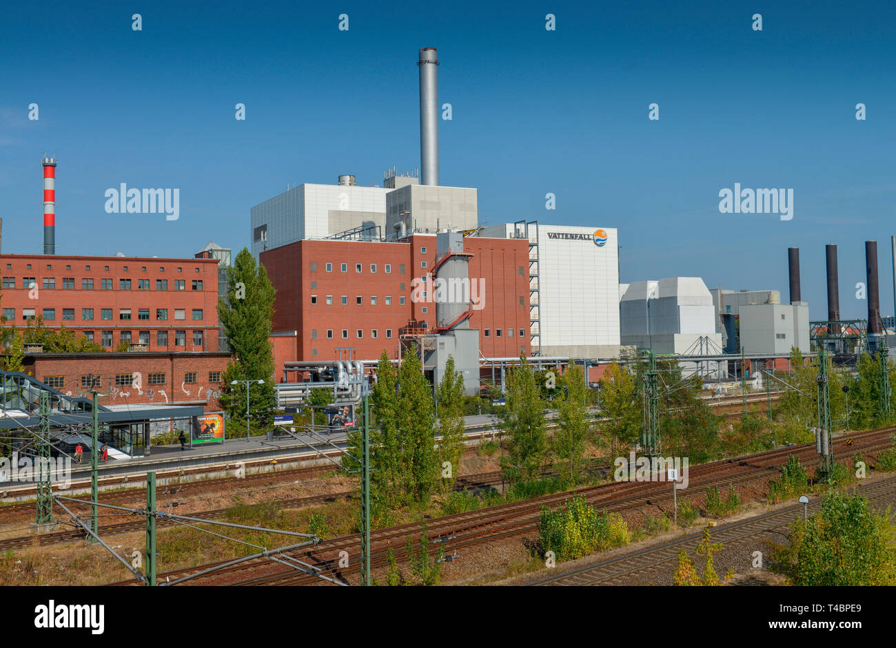 Heizkraftwerk Moabit, Friedrich-Krause-Ufer, Moabit, Berlin ...