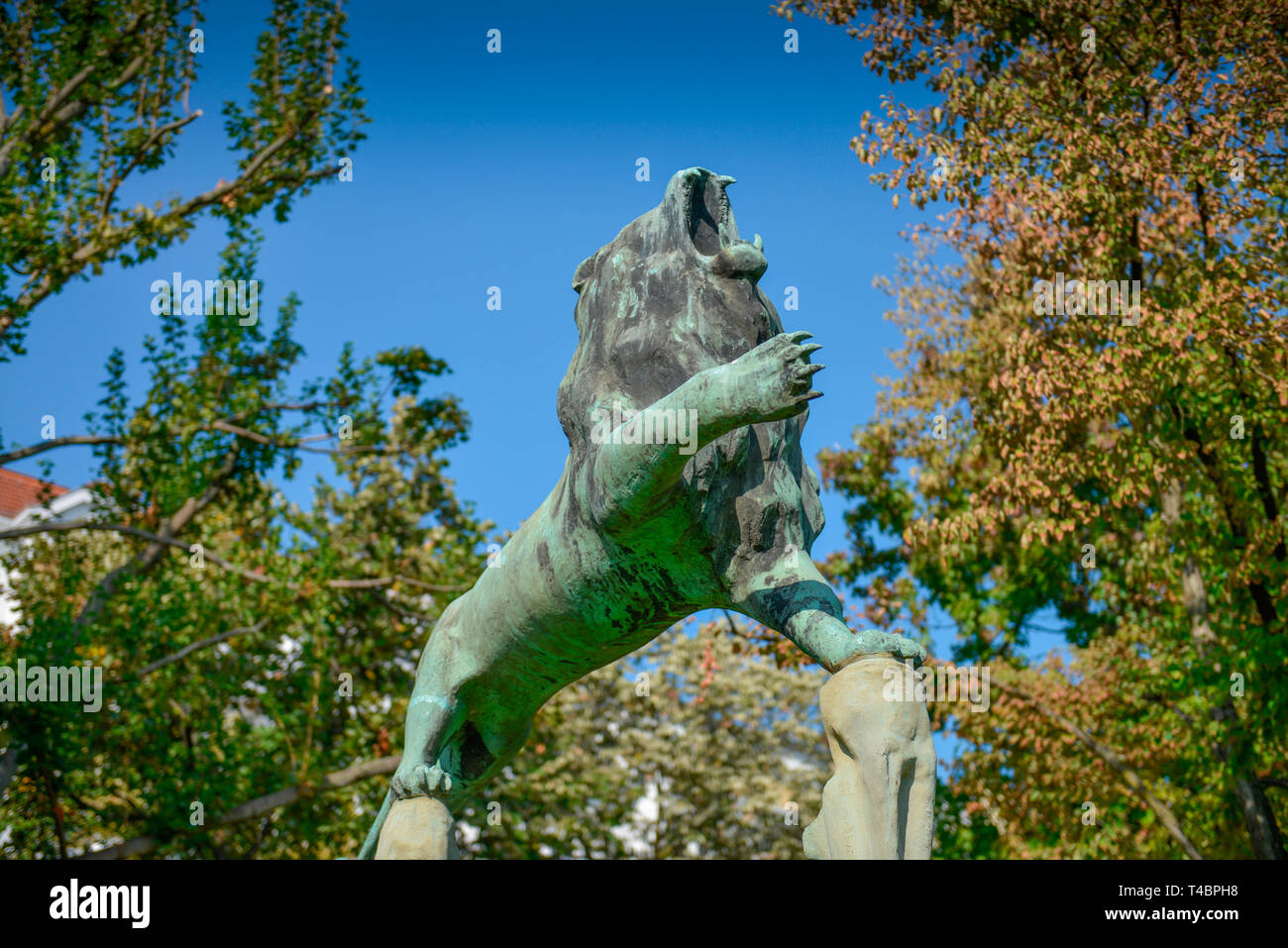 Bayerischer Loewe, Bayerischer Platz, Schoeneberg, Berlin, Deutschland Stock Photo