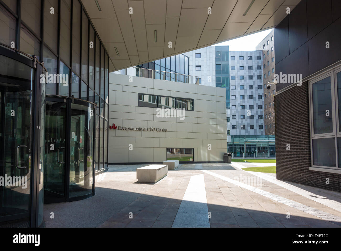 VIews of the campus at The University of Bedfordshire in Luton, UK