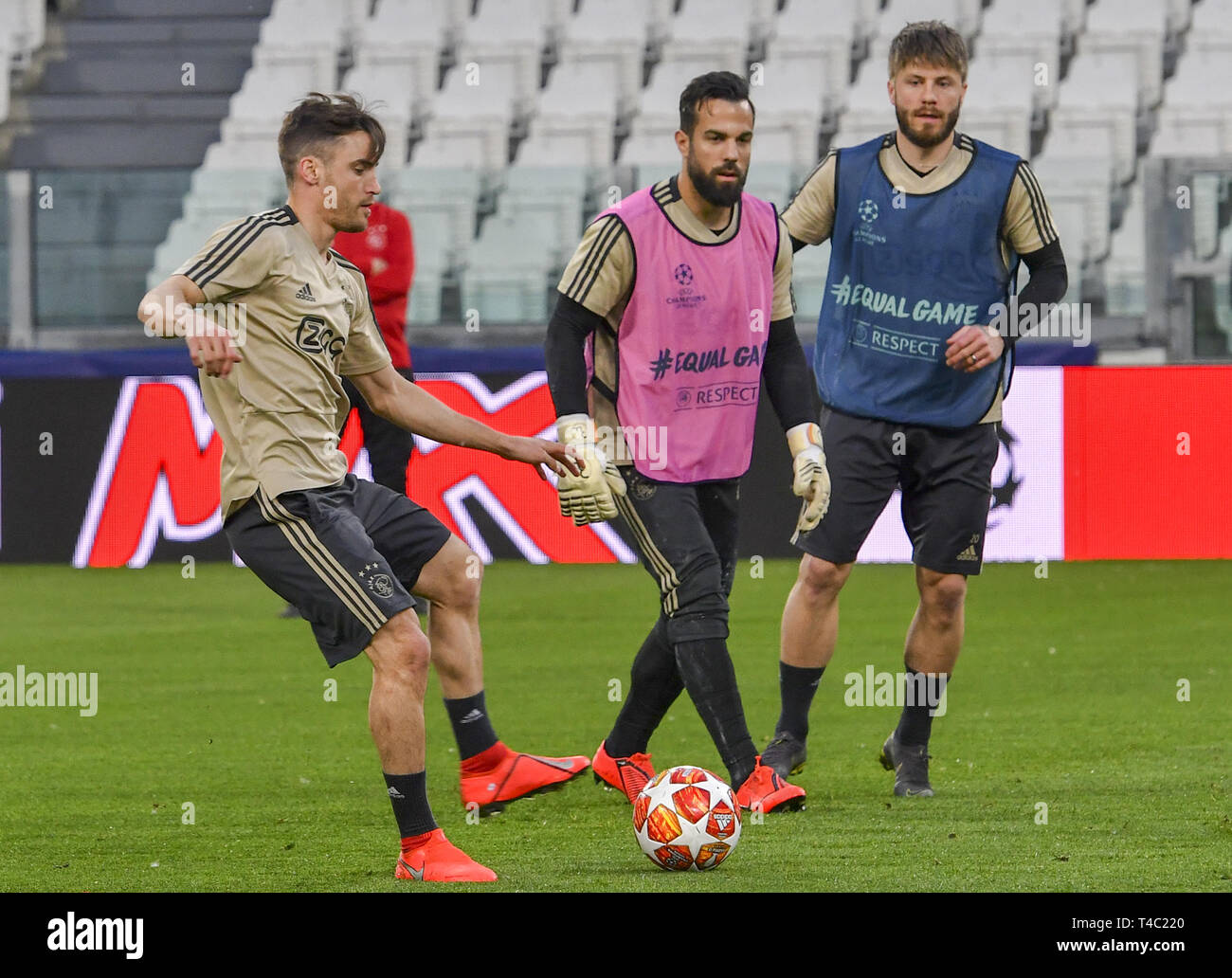 Turin Italy 15th Apr 2019 Soccer Champions League