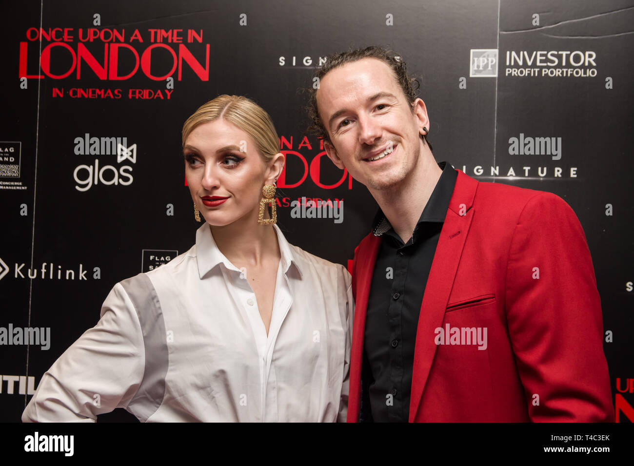 London, UK. 15th Apr, 2019. Arrivals at Once Upon a Time in London - London premiere of the rise and fall of a nationwide criminal empire that paved the way for notorious London gangsters the Kray Twins and the Richardsons at The Troxy 490 Commercial Road, on 15 April 2019, London, UK. Credit: Picture Capital/Alamy Live News Stock Photo