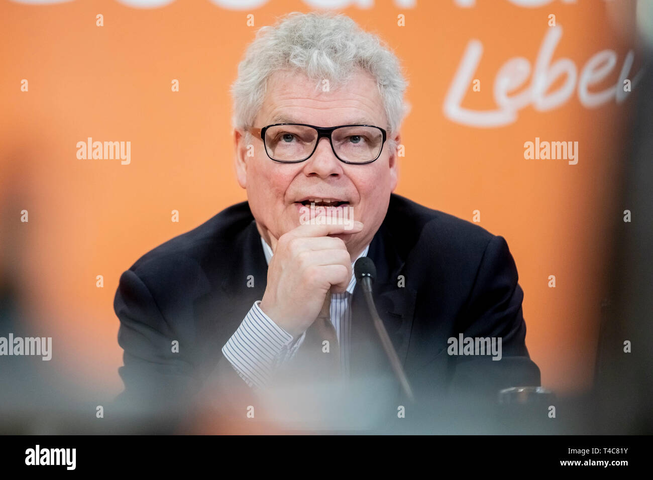 16 April 19 Berlin Hans Dieter Nolting Managing Director Of The Iges Institute Takes Part In